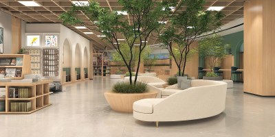 现代书店3D模型下载